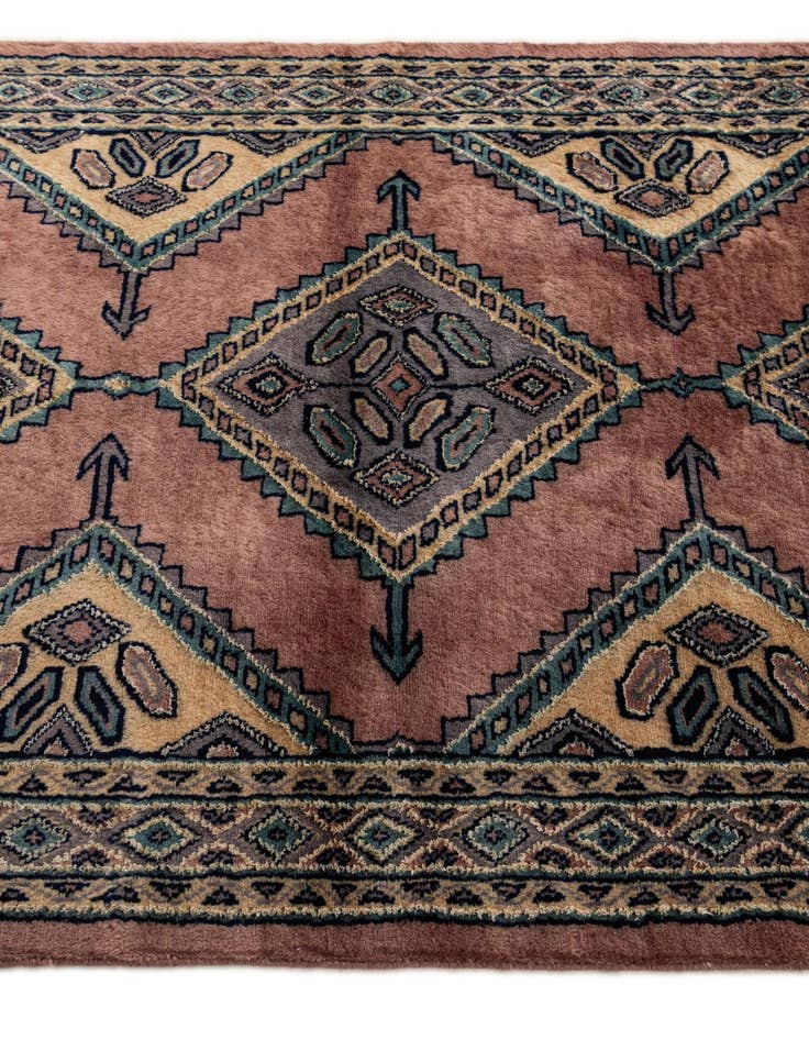 Detail image of  3' 3 x 5' 1  Hand Knotted Bokhara Rug