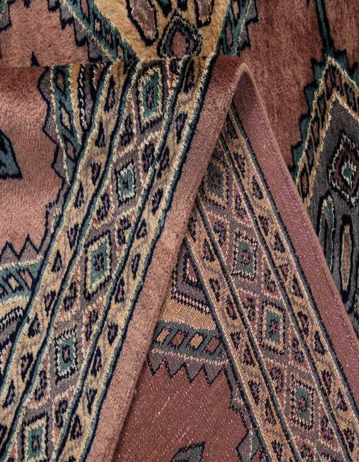 Detail image of  3' 3 x 5' 1  Hand Knotted Bokhara Rug