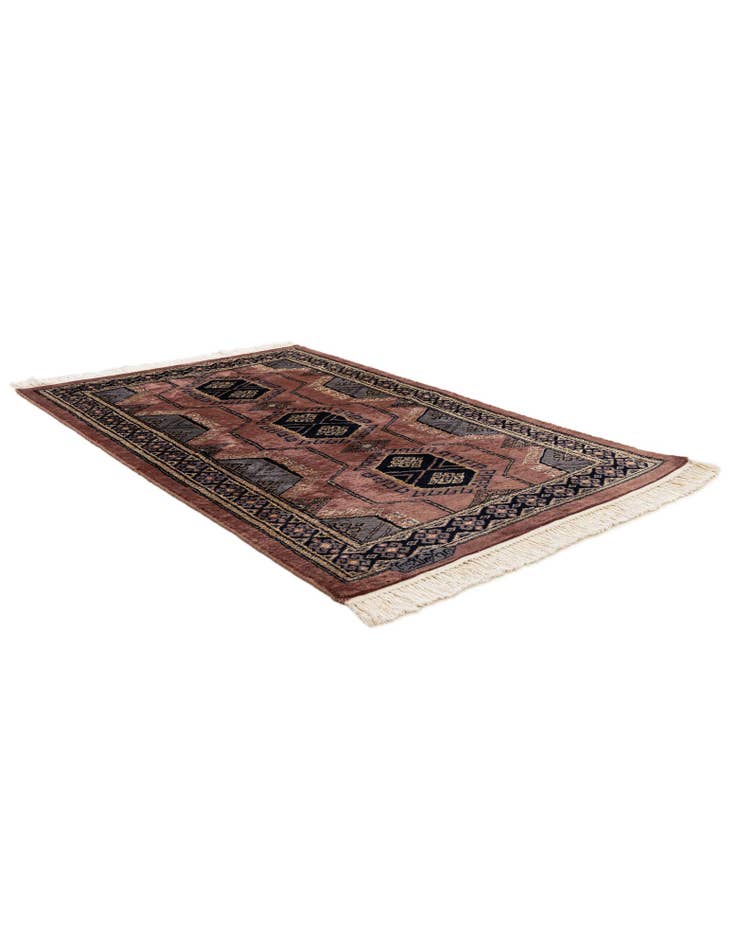 Detail image of  3' 1 x 4' 10  Hand Knotted Bokhara Rug