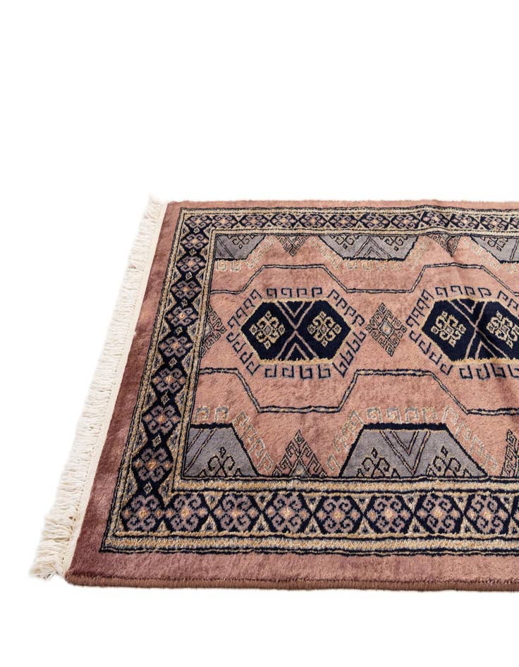 Detail image of  3' 1 x 4' 10  Hand Knotted Bokhara Rug