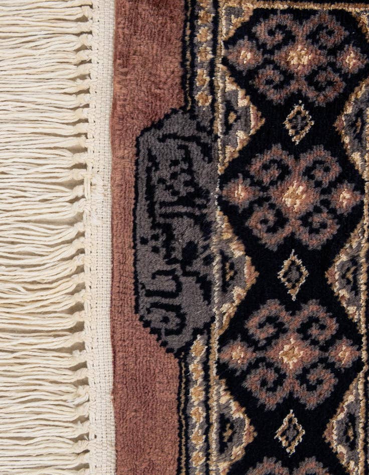 Detail image of  3' 1 x 4' 10  Hand Knotted Bokhara Rug