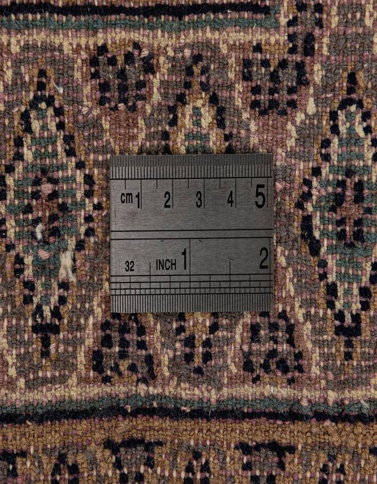 Detail image of  3' 2 x 5' 3  Hand Knotted Bokhara Oriental Rug