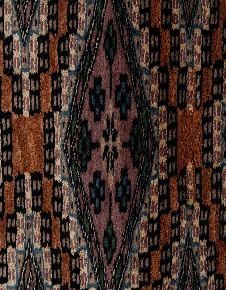 Detail image of  3' 7 x 4' 9  Hand Knotted Bokhara Oriental Rug