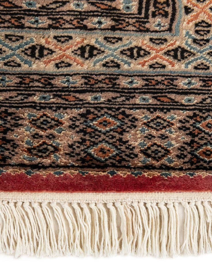 Detail image of  3' 1 x 5' 4  Hand Knotted Bokhara Oriental Rug