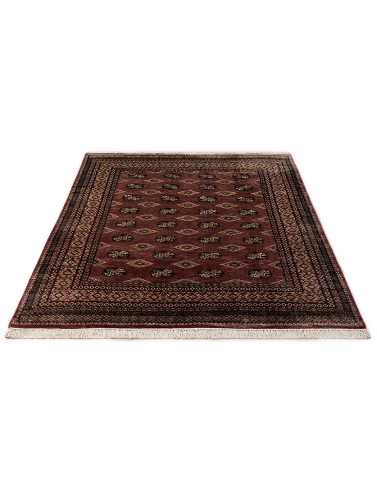 Detail image of  6' 8 x 9' 2  Hand Knotted Bokhara Oriental Rug