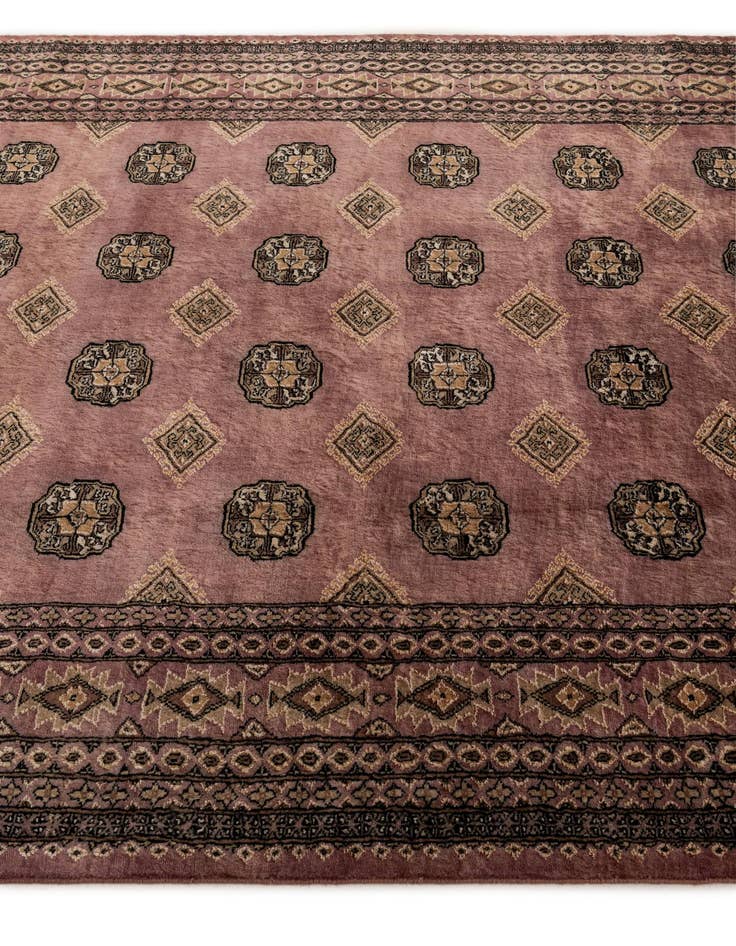 Detail image of  6' 8 x 9' 2  Hand Knotted Bokhara Oriental Rug