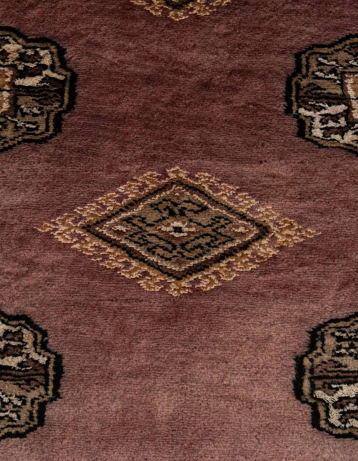 Detail image of  6' 8 x 9' 2  Hand Knotted Bokhara Oriental Rug