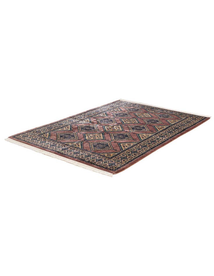 Detail image of  5' 2 x 7' 6  Hand Knotted Bokhara Oriental Rug