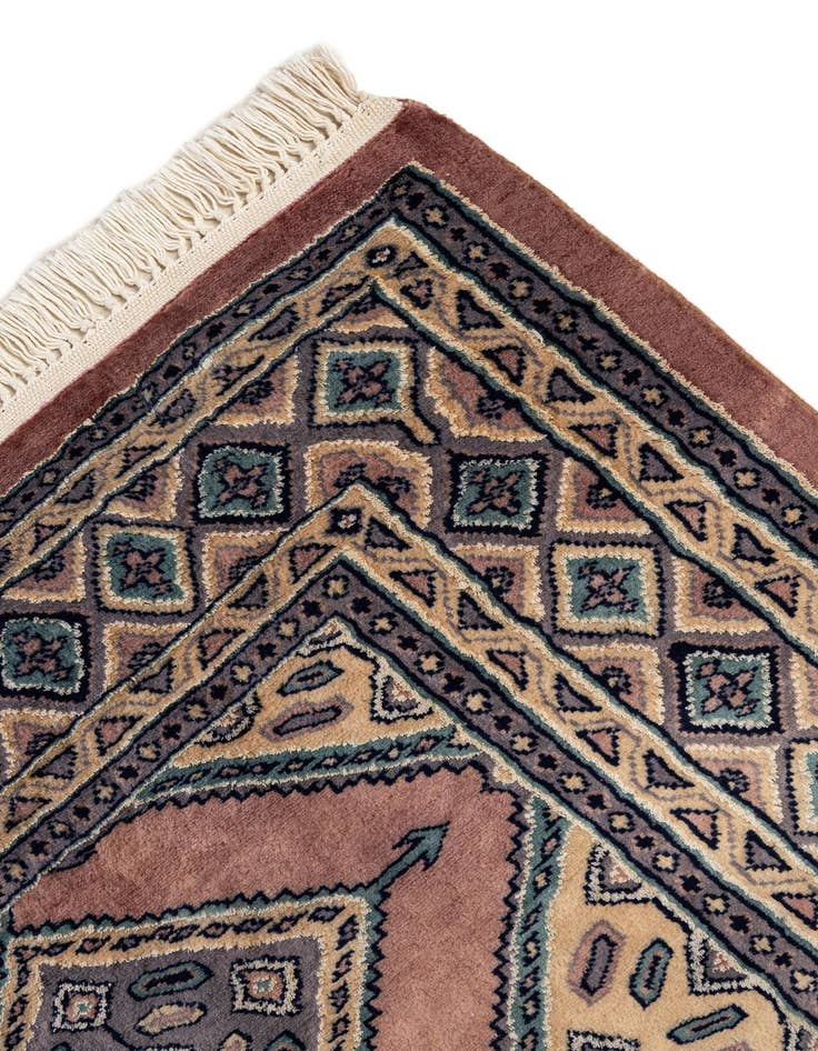 Detail image of  5' 2 x 7' 6  Hand Knotted Bokhara Oriental Rug