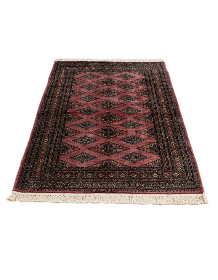 Detail image of  3' x 5' 2  Hand Knotted Bokhara Rug