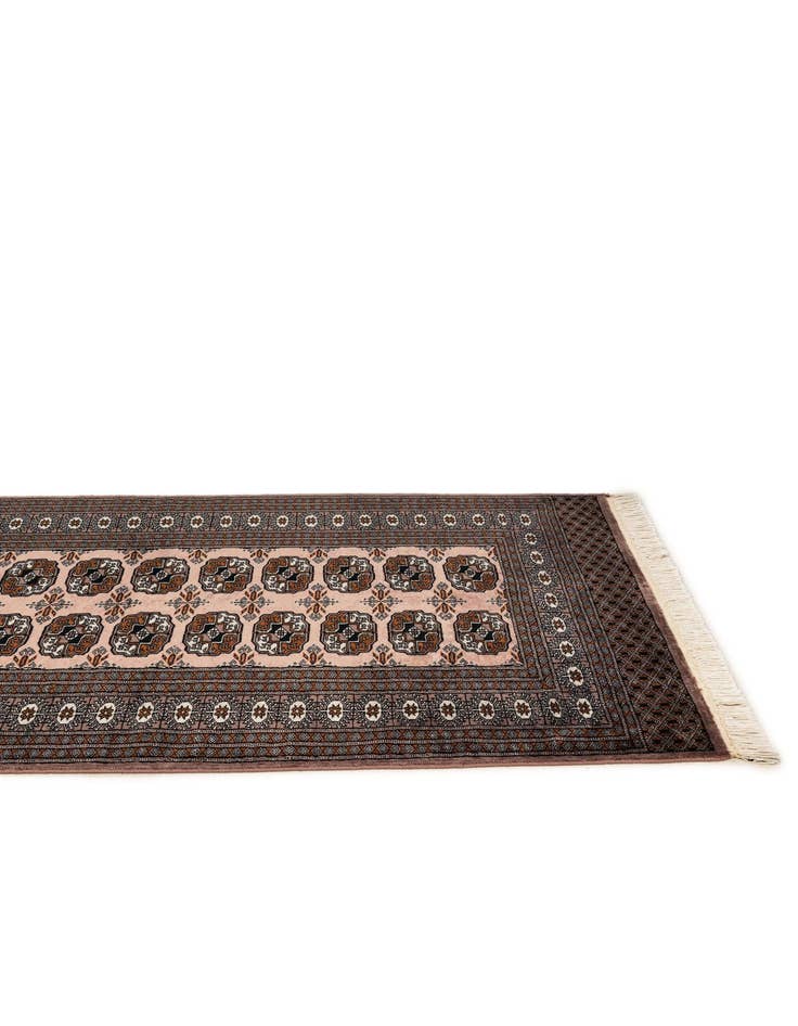 Detail image of  3' 3 x 5'  Hand Knotted Bokhara Oriental Wool Rug