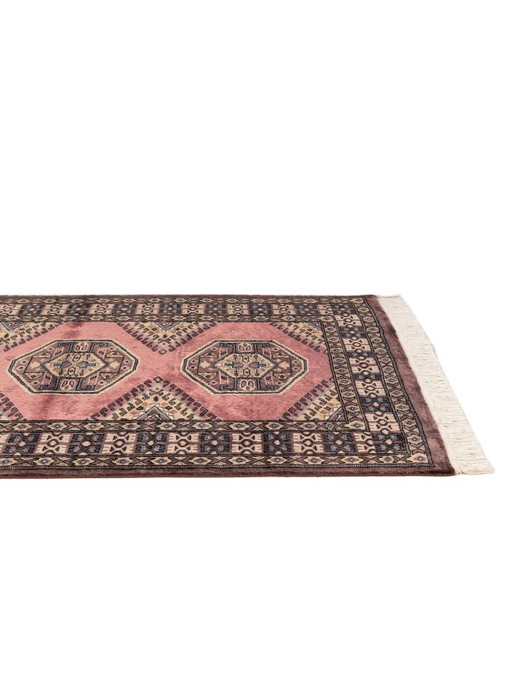 Detail image of  3' 2 x 5' 3  Hand Knotted Bokhara Oriental Rug