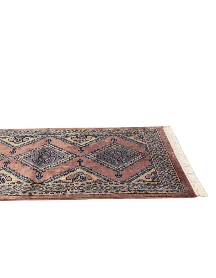 Detail image of  3' 1 x 4' 11  Hand Knotted Bokhara Oriental Rug