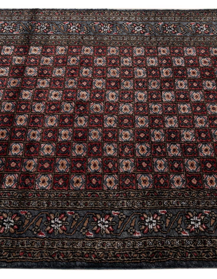 Detail image of  4' 4 x 5' 11  Hand Knotted Bokhara Oriental Rug