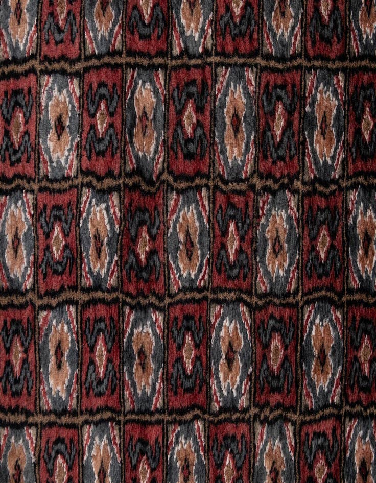 Detail image of  4' 4 x 5' 11  Hand Knotted Bokhara Oriental Rug