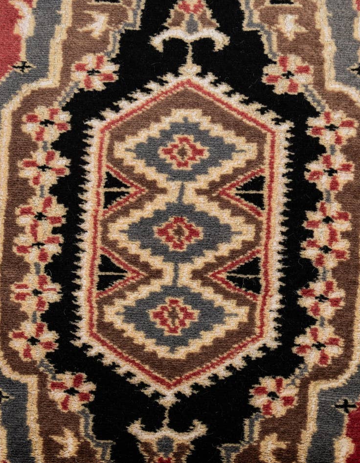 Detail image of  4' 2 x 6' 1  Hand Knotted Bokhara Oriental Rug