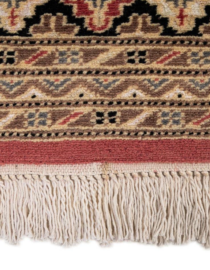 Detail image of  4' 2 x 6' 1  Hand Knotted Bokhara Oriental Rug