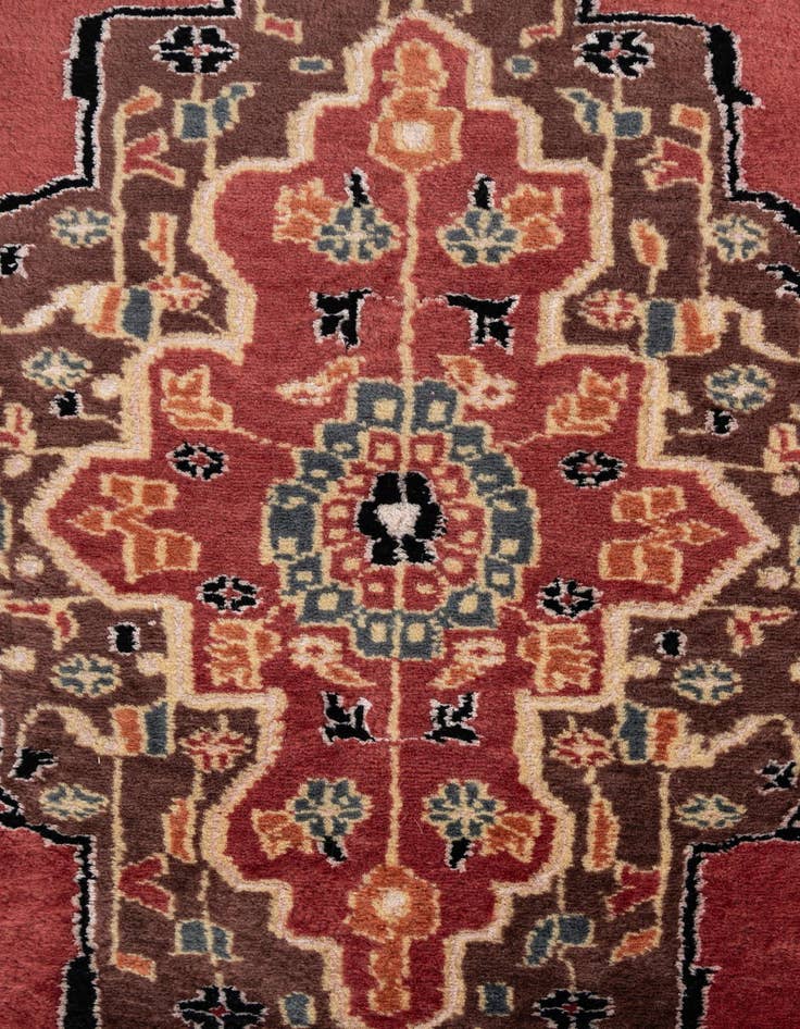 Detail image of  4' 4 x 5' 11  Hand Knotted Bokhara Oriental Rug