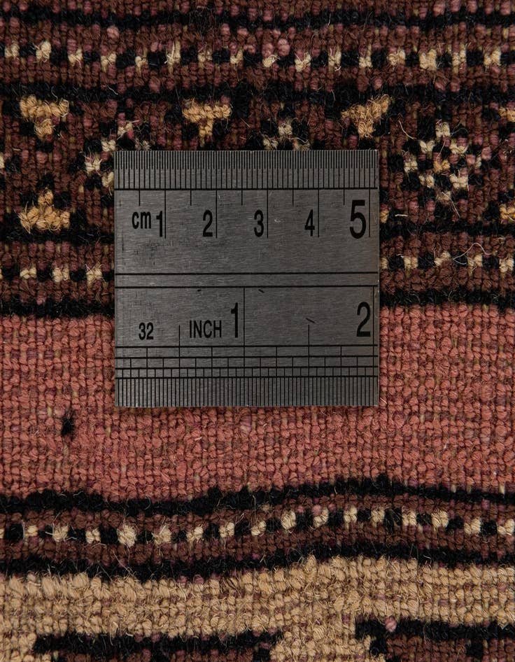 Detail image of  4' 2 x 6' 5  Hand Knotted Bokhara Wool Rug