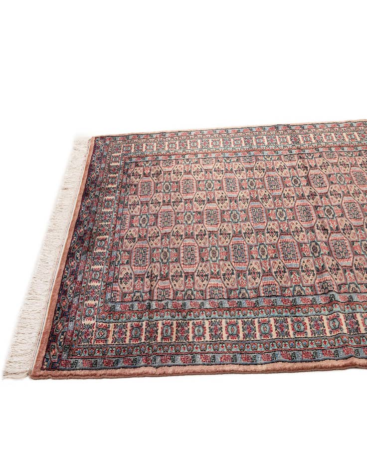 Detail image of  4' 4 x 6' 2  Hand Knotted Bokhara Oriental Wool Rug