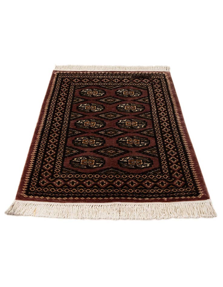 Detail image of  2' 7 x 3' 10  Hand Knotted Bokhara Oriental Rug