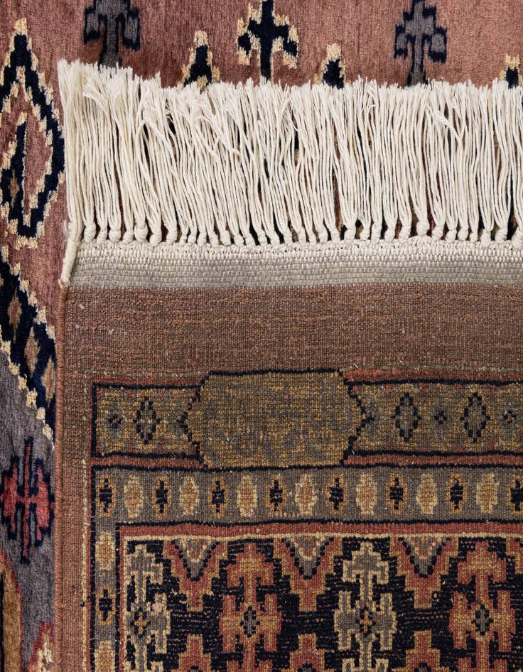 Detail image of  2' 7 x 4' 2  Hand Knotted Bokhara Oriental Rug