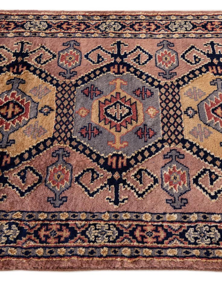 Detail image of  2' 7 x 4' 2  Hand Knotted Bokhara Oriental Rug
