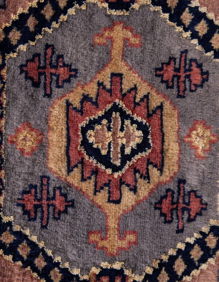 Detail image of  2' 7 x 4' 2  Hand Knotted Bokhara Oriental Rug