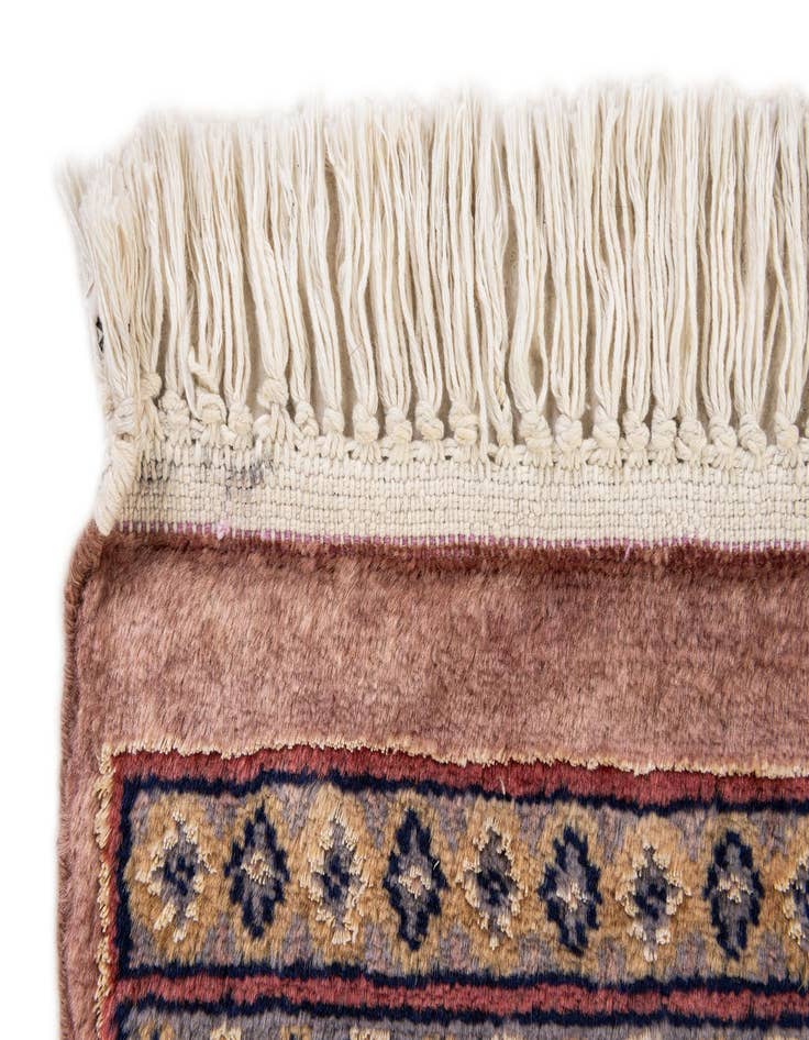 Detail image of  2' 7 x 4' 2  Hand Knotted Bokhara Oriental Rug