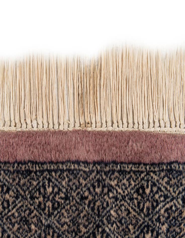 Detail image of  3' 1 x 4' 6  Hand Knotted Bokhara Wool Rug