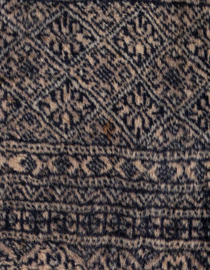 Detail image of  3' 1 x 4' 6  Hand Knotted Bokhara Wool Rug