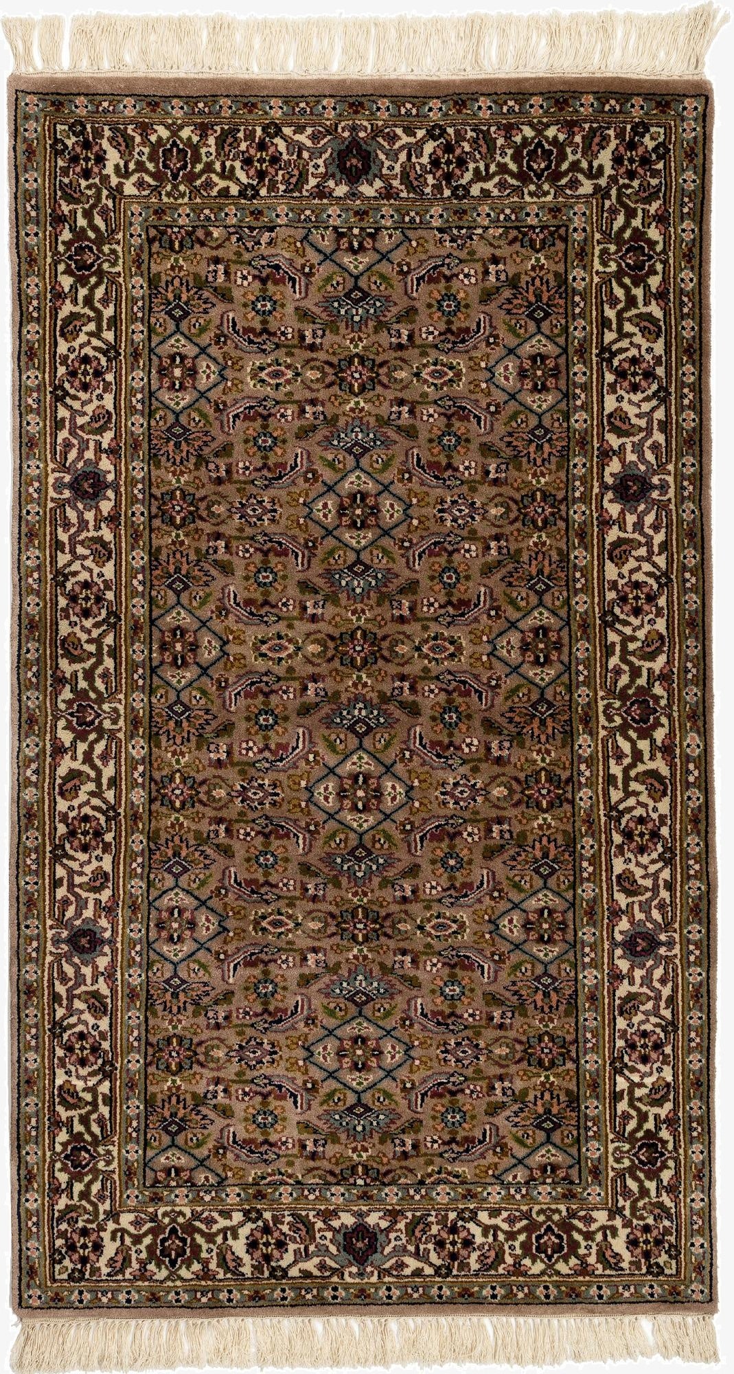  2' 10 x 5' 1  Hand Knotted Farahan Wool Rug