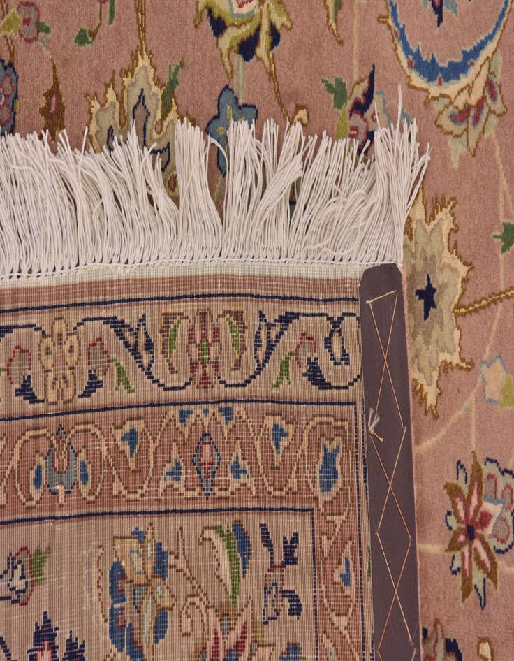 Detail image of  6' 6 x 9' 8  Hand Knotted Isfahan Persian Rug