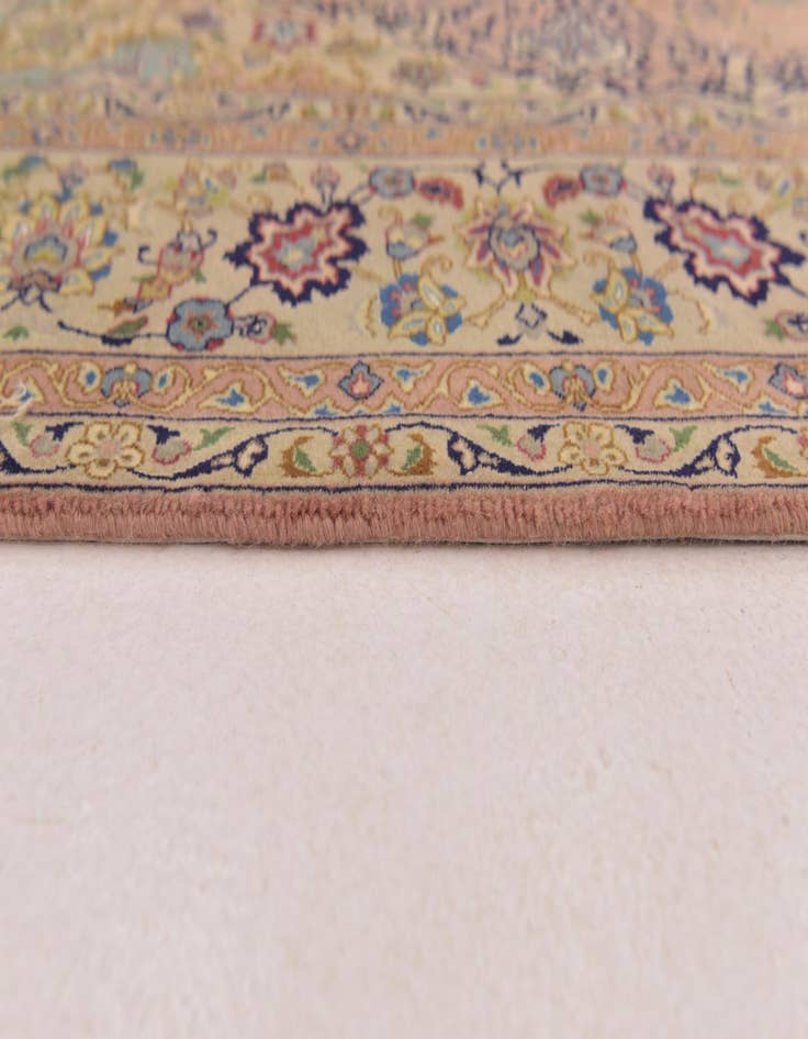 Detail image of  6' 6 x 9' 8  Hand Knotted Isfahan Persian Rug