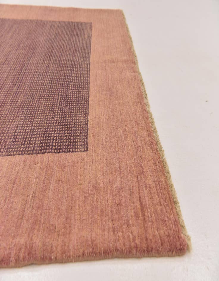 Detail image of  5' 8 x 7' 9  Hand Knotted Kashkuli Gabbeh Wool Rug