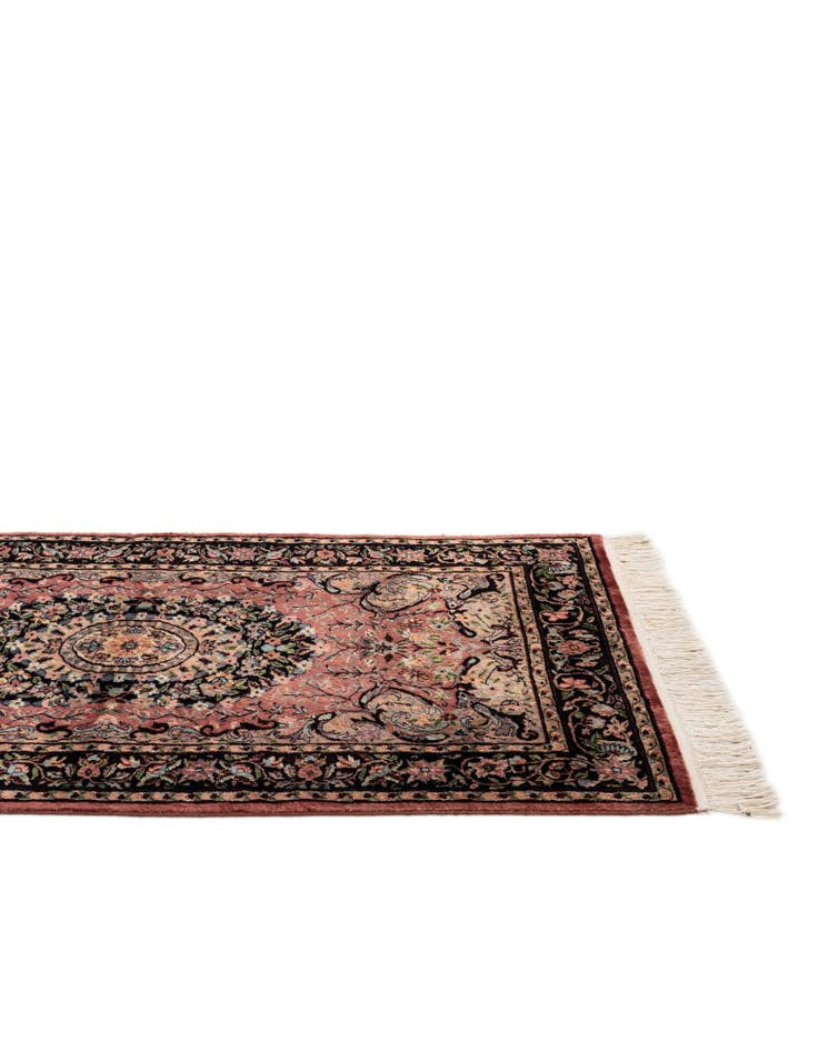 Detail image of  3' 1 x 5' 2  Hand Knotted Kashmir Oriental Rug