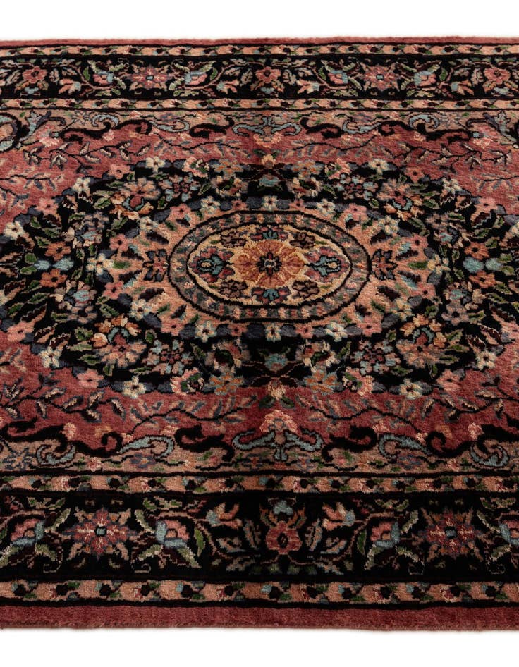 Detail image of  3' 1 x 5' 2  Hand Knotted Kashmir Oriental Rug