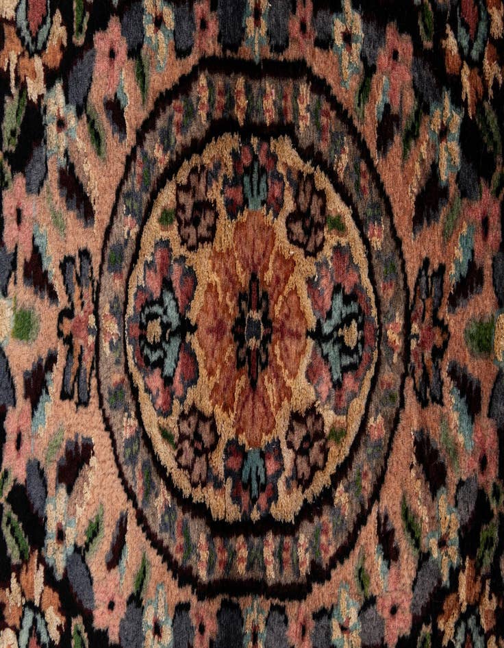 Detail image of  3' 1 x 5' 2  Hand Knotted Kashmir Oriental Rug