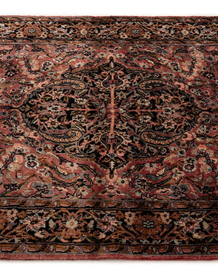 Detail image of  3' 2 x 5' 4  Hand Knotted Kashmir Oriental Rug