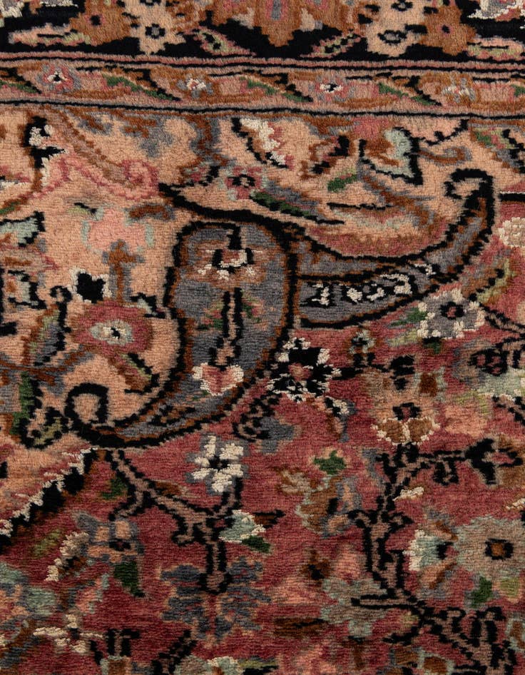 Detail image of  3' 2 x 5' 4  Hand Knotted Kashmir Oriental Rug