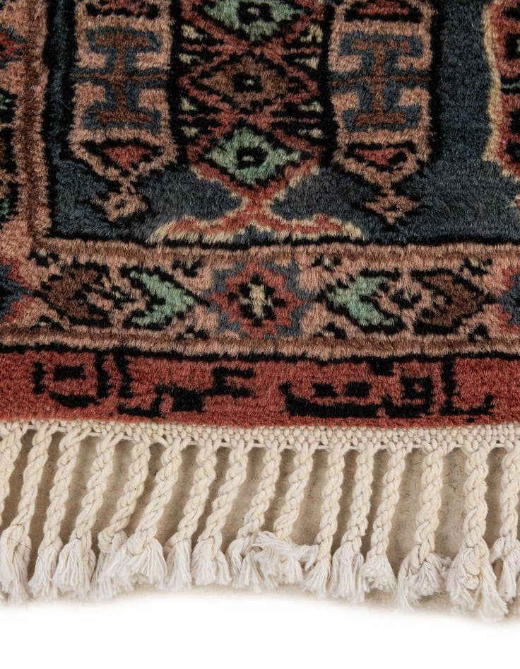 Detail image of  4' 2 x 6' 4  Hand Knotted Kazak Oriental Wool Rug