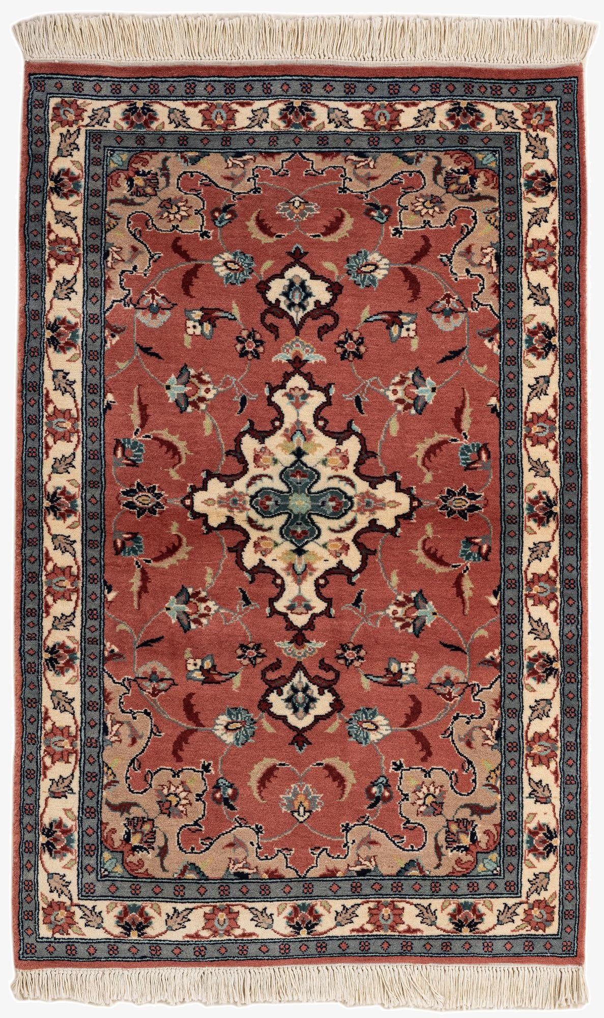  3' 2 x 5' 2  Hand Knotted Lahour Wool Rug