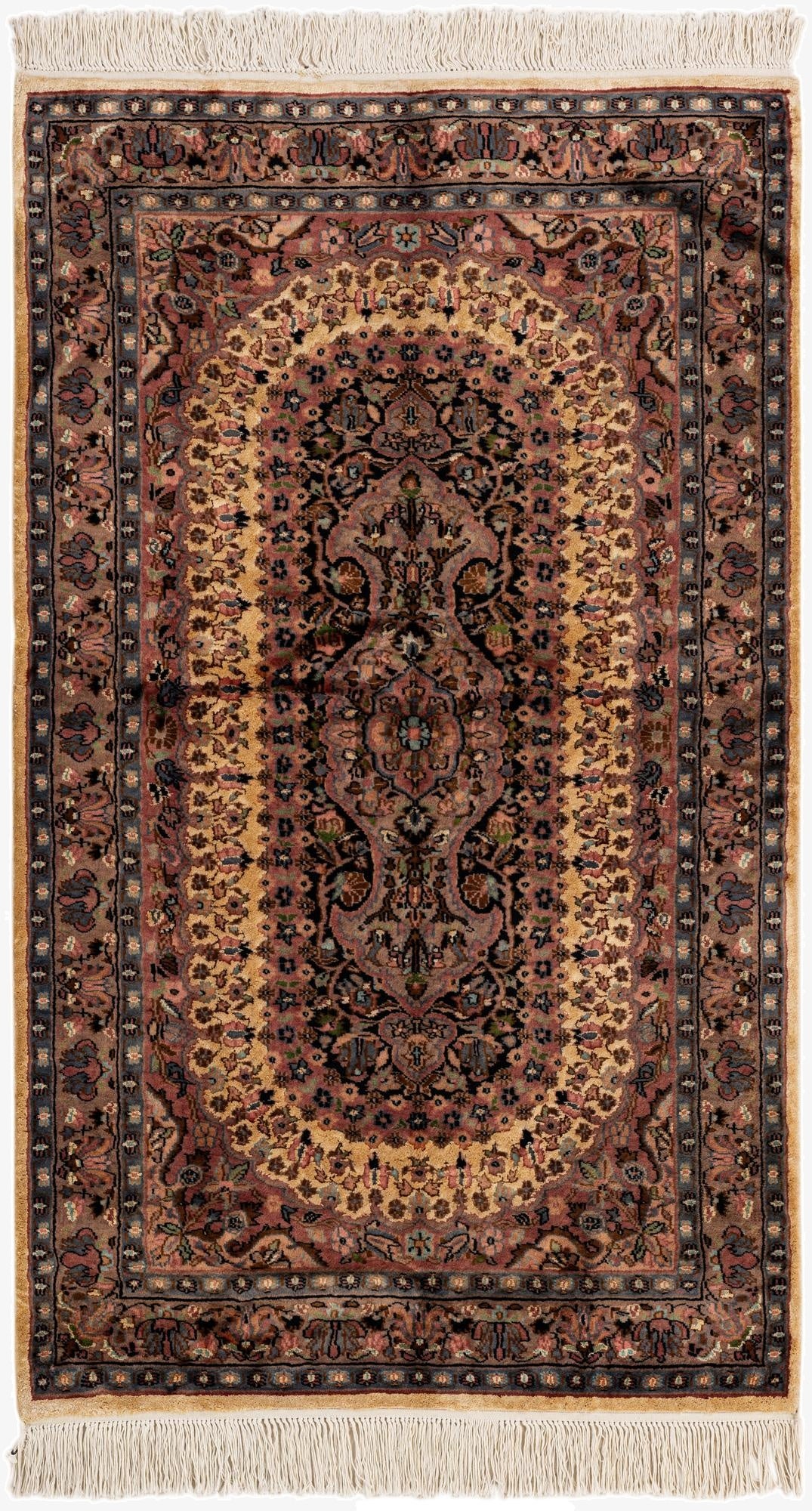  3' 2 x 5' 4  Hand Knotted Lahour Oriental Rug