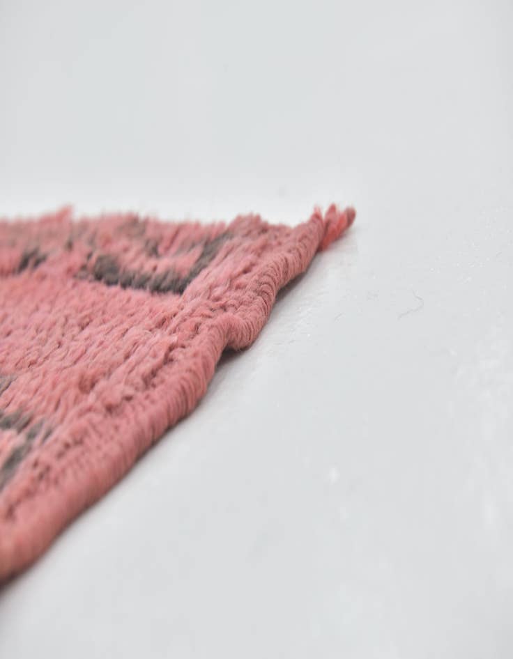 Detail image of  6' 4 x 9' 7  Hand Knotted Moroccan Wool Rug