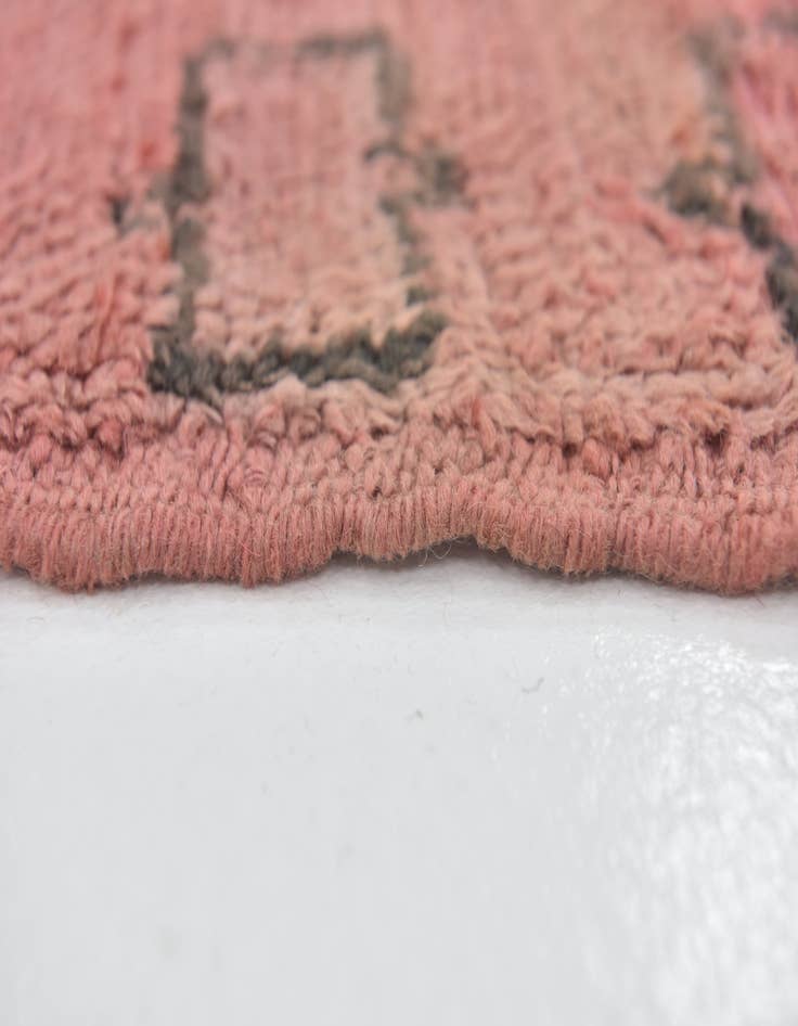 Detail image of  6' 4 x 9' 7  Hand Knotted Moroccan Wool Rug