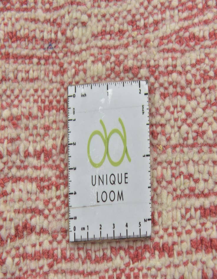 Detail image of  4' 8 x 8'  Hand Knotted Moroccan Wool Rug