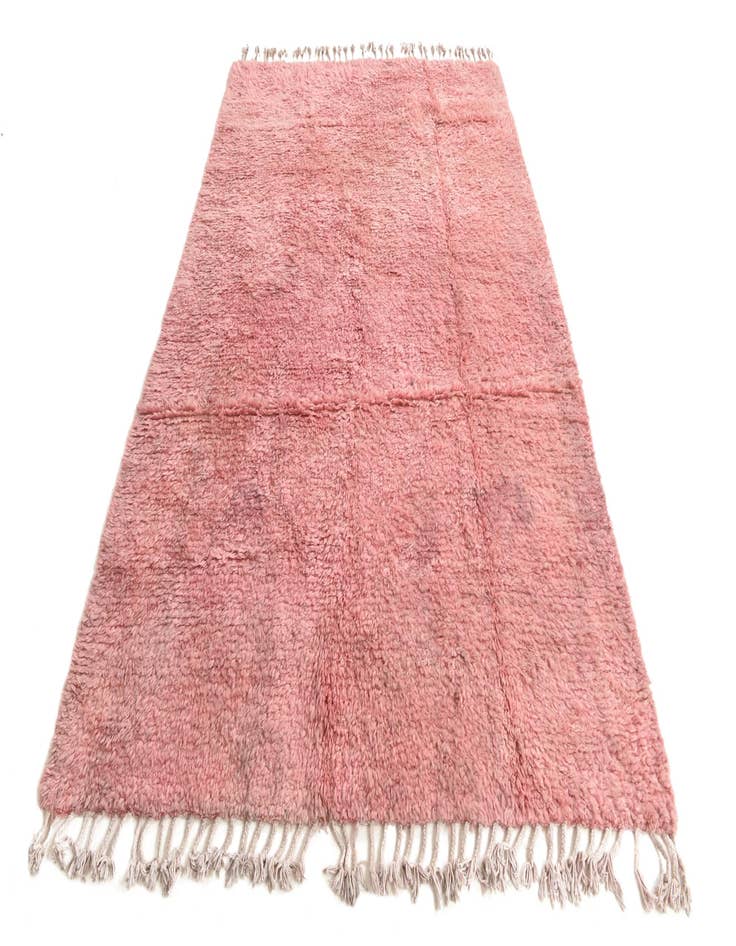 Detail image of  5' 1 x 7' 10  Hand Knotted Moroccan Wool Rug