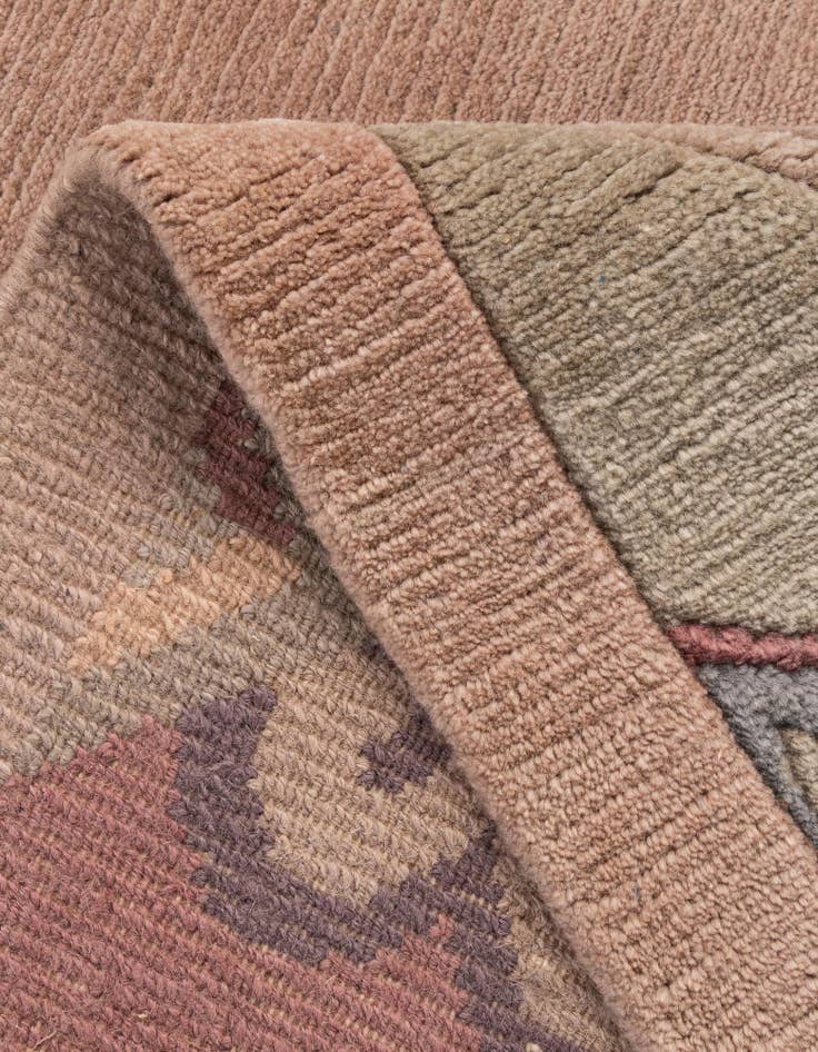 Detail image of  8' 6 x 11' 9  Hand Knotted Nepal Wool Rug