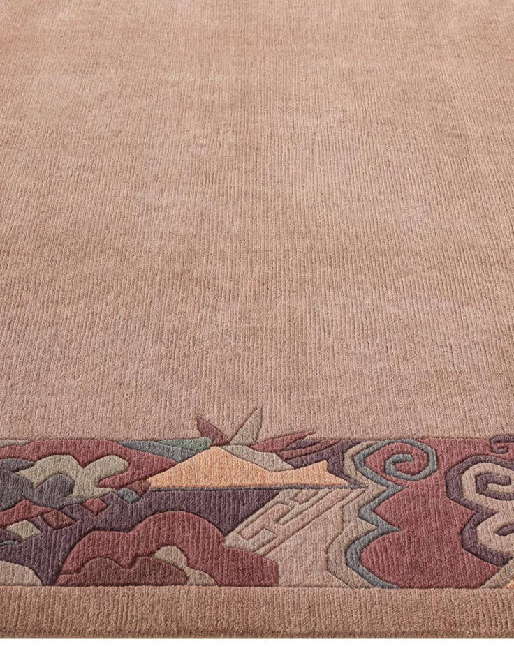 Detail image of  8' 6 x 11' 9  Hand Knotted Nepal Wool Rug