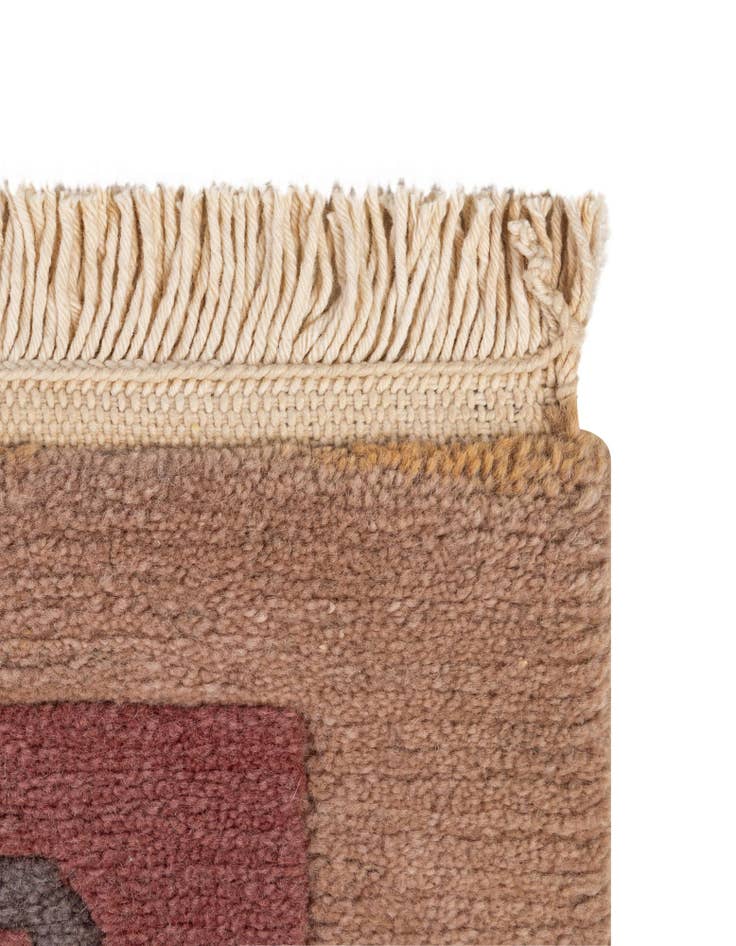 Detail image of  8' 6 x 11' 9  Hand Knotted Nepal Wool Rug